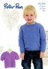 Knitting Pattern - Peter Pan P1195 - 4ply - Sweaters